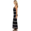 image:imageLSpace Womens Heart to Heart Dress Knit Midi Length Heart Pattern Scoop Neck and Low Back Adjustable StrapsBlackCream
