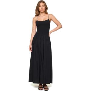 image:imageLSpace Misha Dress for Women Longline Smocked Bodice Maxi 100 Rayon Summer Sundress Adjustable Strap Aline GownBlack