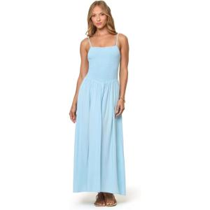 image:imageLSpace Misha Dress for Women Longline Smocked Bodice Maxi 100 Rayon Summer Sundress Adjustable Strap Aline GownTourmaline