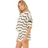 image:imageLSpace Make Waves Sweater for Women Knit Top with Scalloped Hem Oversized Fit Loose Short Sleeve Top Made of 100 CottonCosta Nova Waves