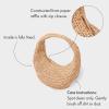 image:imageLSpace Aya Bag Fully Lined Circle Bag Featuring Zipper Closure Stylish Everyday Essential Bag for Any OccasionNatural