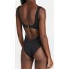image:imageLSpace Balboa One Piece Swimsuit for Women Square Neck Customizable Fit with Adjustable Tie Waist Back and StrapsBlack