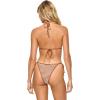 image:imageLSpace Levy Bikini Bottom for Women Bitsy Coverage Low Rise Bottom Adjustable Side Tie Featuring Color Block FabricBrown Sugar