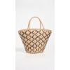 image:imageLSpace Palma Nights Bag for Women Large Straw Travel Bag Lined Tote With Drawstring Woven Detail 100 Corn Husk NaturalBlack