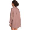 image:imageLSpace Rio Tunic for Women Button Down Collared Shirt Long Sleeve Top With Buttoned Cuffs Beach Cover Up 100 LinenSmoky Quartz