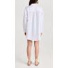 image:imageLSpace Rio Tunic for Women Button Down Collared Shirt Long Sleeve Top With Buttoned Cuffs Beach Cover Up 100 LinenWhite