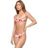 image:imageLSpace Rocky Bikini Bottom for Women Classic Coverage Low Waisted Bottom Wide Strips on Hips Swimsuit Bottom for SummerHibiscus Bloom