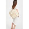 image:imageLSpace Summer Days Backpack for Women Large Straw Travel Bag Lined Backpack and Adjustable Back Straps Made of 100 Corn Husk Tan One SizeNatural