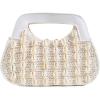 image:imageLSPACE Miley Bag Clutch Featuring Magnetic Closure Cowry Shells and CottonYarn Body Cream