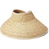 image:imageLSpace Del Mar Roll Up Hat for Women Summer Sun Protection amp Vacation Velcro Closure White Whipstitch Around Crown amp Brim OneSize