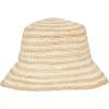 image:imageLSpace Isadora Bucket Hat for Summer Sun Protection and Vacation Featuring a 3 Brim Constructed from RaffiaNatural Stripe