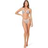 image:imageLSpace Levy Bikini Bottom for Women Bitsy Coverage Low Rise Bottom Adjustable Side Tie Featuring Color Block FabricSail Along Stripe