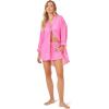 image:imageLSpace Rio Tunic for Women Button Down Collared Shirt Long Sleeve Top With Buttoned Cuffs Beach Cover Up 100 LinenGuava