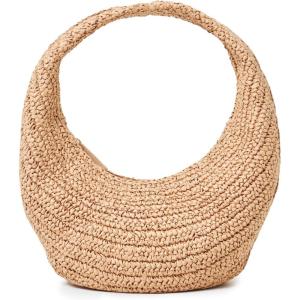 image:imageLSpace Aya Bag Fully Lined Circle Bag Featuring Zipper Closure Stylish Everyday Essential Bag for Any OccasionNatural