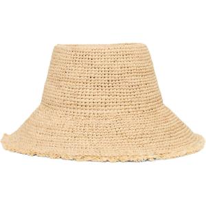 image:imageLSpace Paco Hat for Women Lightweight Bucket Hat for Summer Vacation and Outdoors Sun Protection 100 Raffia Natural