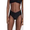 image:imageLSpace Bardot Bikini Bottom for Women High Waisted Swimsuit with Front Ruching and Classic CoverageBlack
