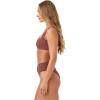 image:imageLSpace Bardot Bikini Bottom for Women High Waisted Swimsuit with Front Ruching and Classic CoverageCaf
