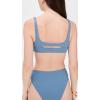 image:imageLSpace Effie Bikini Top for Women Whipstich Bralette Medium Support Wide Strap Sporty Fit Cutout Back amp Removable PadsBaltic