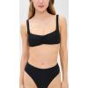 image:imageLSpace Effie Bikini Top for Women Whipstich Bralette Medium Support Wide Strap Sporty Fit Cutout Back amp Removable PadsBlack