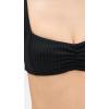 image:imageLSpace Effie Bikini Top for Women Whipstich Bralette Medium Support Wide Strap Sporty Fit Cutout Back amp Removable PadsBlack