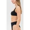 image:imageLSpace Effie Bikini Top for Women Whipstich Bralette Medium Support Wide Strap Sporty Fit Cutout Back amp Removable PadsBlack