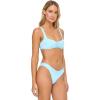 image:imageLSpace Effie Bikini Top for Women Whipstich Bralette Medium Support Wide Strap Sporty Fit Cutout Back amp Removable PadsTourmaline