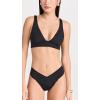 image:imageLSpace Harley Bikini Top for Women TwoPiece Swim Featuring Medium Coverage Plunge Neckline Tie Back amp Wide StrapsBlack
