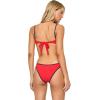 image:imageLSpace Hazel Bikini Top for Women Ribbed Bralette Featuring Adjustable Straps and Removable PadsFlamemidnight