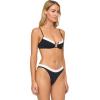 image:imageLSpace Peyton Bikini Top for Women Two Piece Swim Medium Coverage Bralette Fit U Wire Front amp Adjustable StrapsBlackcream