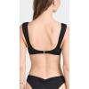 image:imageLSpace Stella Bikini Top for Women Maximum Support and Coverage Underwire Demi Cup Adjustable Back for Customizable FitBlack
