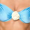 image:imageLSpace Stella Bikini Top for Women Maximum Support and Coverage Underwire Demi Cup Adjustable Back for Customizable FitSeaspraycream