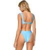 image:imageLSpace Stella Bikini Top for Women Maximum Support and Coverage Underwire Demi Cup Adjustable Back for Customizable FitSeaspraycream