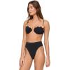 image:imageLSpace Sunrise Shell Bikini Top for Women Medium Support amp Coverage Underwire Cup Adjustable Straps for Customizable FitBlack