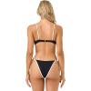 image:imageLSpace Sunrise Shell Bikini Top for Women Medium Support amp Coverage Underwire Cup Adjustable Straps for Customizable FitBlackCream