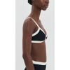 image:imageLSpace Taylor Bikini Top for Women Colorblock Bralette Swimsuit Cinched Front Supportive BikiniBlackcream