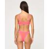 image:imageLSpace Taylor Bikini Top for Women Colorblock Bralette Swimsuit Cinched Front Supportive BikiniGrapefruitbubblegum Pink
