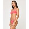 image:imageLSpace Taylor Bikini Top for Women Colorblock Bralette Swimsuit Cinched Front Supportive BikiniGrapefruitbubblegum Pink