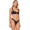 image:imageLSpace Willow Bikini Top for Women Stylish Bralette Fit Center Ring Detail ExtraThick Shoulder Straps Removable PadsBlack