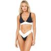 image:imageLSpace Harley Bikini Top for Women TwoPiece Swim Featuring Medium Coverage Plunge Neckline Tie Back amp Wide StrapsBlackcream