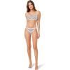 image:imageLSpace Hazel Bikini Top for Women Ribbed Bralette Featuring Adjustable Straps and Removable PadsSail Along Stripe