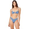 image:imageLSpace Peyton Bikini Top for Women Two Piece Swim Medium Coverage Bralette Fit U Wire Front amp Adjustable StrapsBaltic
