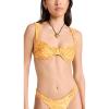 image:imageLSpace Stella Bikini Top for Women Maximum Support and Coverage Underwire Demi Cup Adjustable Back for Customizable FitGolden Hour Blooms