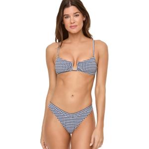image:imageLSpace Peyton Bikini Top for Women Two Piece Swim Medium Coverage Bralette Fit U Wire Front amp Adjustable StrapsAtta Girl Gingham