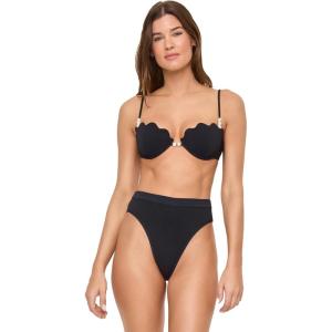 image:imageLSpace Sunrise Shell Bikini Top for Women Medium Support amp Coverage Underwire Cup Adjustable Straps for Customizable FitBlack