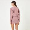image:imageLSpace Carson Dress for Women Everyday Long Sleeve Mini Dress Featuring a Varsity Collar amp Athletic FitSmoky Quartz