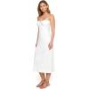 image:imageLSpace Lisette Dress for Women Fitted Ribbed Midi With Soft Stetch Fabric Strapless amp Twist Detail Secure NonSlip BustCream