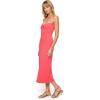 image:imageLSpace Lisette Dress for Women Fitted Ribbed Midi With Soft Stetch Fabric Strapless amp Twist Detail Secure NonSlip BustPout