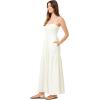 image:imageLSpace Mallorca Dress for Women Cotton Maxi Dress Adjustable Spaghetti Straps Smocked Bodice Tiered Skirt SundressCream