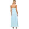 image:imageLSpace Mallorca Dress for Women Cotton Maxi Dress Adjustable Spaghetti Straps Smocked Bodice Tiered Skirt SundressIbiza Blue