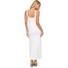 image:imageLSpace Womens Alexis Dress Ribbed Midi Length Twist Front amp Bust Cutout Side Leg Slit Tank Straps Vacation amp CocktailCream